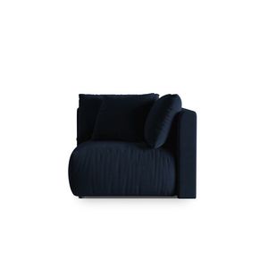 Modul pentru canapea, 1 loc, Chris-184, Micadoni Home, 100x100x80 cm, catifea, albastru regal imagine