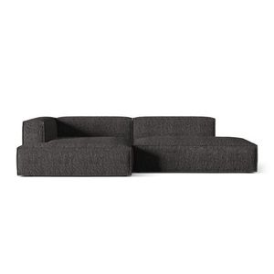 Coltar modular stanga 4 locuri, Nuria-260, Micadoni Home, 312x147x72 cm, tesatura boucle, antracit imagine