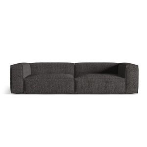 Canapea 5 locuri, Nuria-260, Micadoni Home, 290x110x72 cm, tesatura boucle, antracit imagine