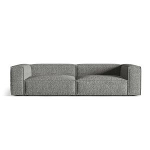 Canapea 5 locuri, Nuria-260, Micadoni Home, 290x110x72 cm, tesatura boucle, grafit imagine