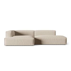 Coltar modular stanga 4 locuri, Nuria-215, Micadoni Home, 312x147x72 cm, tesatura structurata chenille, bej imagine