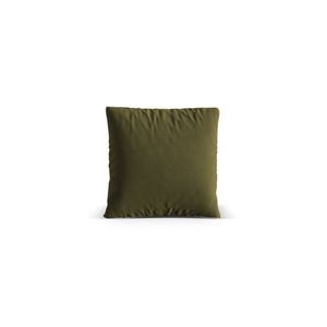 Perna decorativa, Nuria-88, Micadoni Home, 40x40 cm, catifea, verde moss melange imagine