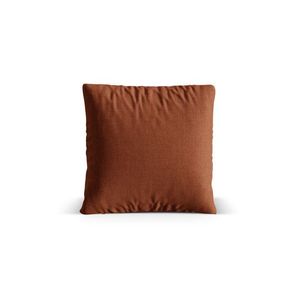Perna decorativa, Nuria-215, Micadoni Home, 70x70 cm, tesatura structurata chenille, caramiziu imagine