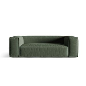 Canapea 3 locuri, Nuria-215, Micadoni Home, 210x110x72 cm, tesatura structurata chenille, verde moss imagine