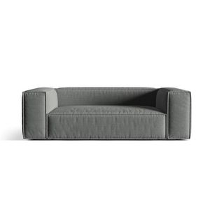 Canapea 3 locuri, Nuria-215, Micadoni Home, 210x110x72 cm, tesatura structurata chenille, gri imagine