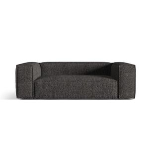 Canapea 3 locuri, Nuria-260, Micadoni Home, 210x110x72 cm, tesatura boucle, antracit imagine