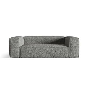 Canapea 3 locuri, Nuria-260, Micadoni Home, 210x110x72 cm, tesatura boucle, grafit imagine