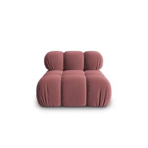 Modul pentru canapea, 1 loc, Bellis-51, Micadoni Home, 94x94x70 cm, catifea, roz imagine