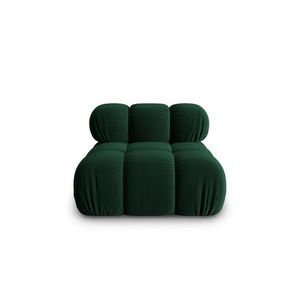 Modul pentru canapea, 1 loc, Bellis-51, Micadoni Home, 94x94x70 cm, catifea, verde bottle imagine