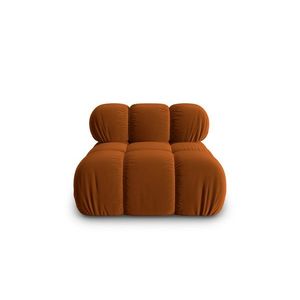 Modul pentru canapea, 1 loc, Bellis-51, Micadoni Home, 94x94x70 cm, catifea, teracota imagine