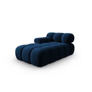Sezlong living stanga 1 loc, Bellis-51, Micadoni Home, 155x94x70 cm, catifea, albastru regal imagine