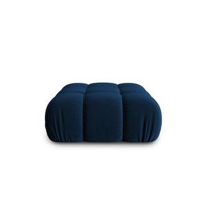 Taburet, Bellis-51, Micadoni Home, 94x94x43 cm, catifea, albastru regal imagine