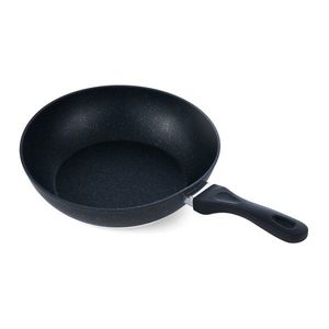 Tigaie wok Black Sand, Heinner, 30 x 8 cm, aluminiu turnat, negru imagine