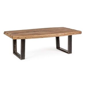 Masuta de cafea Elmer, Bizzotto, 120x70x42 cm, lemn de salcam/otel imagine