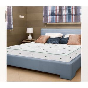 Saltea Eucalyptus Therapy Green Future, Memory, Husa cu uleiuri esentiale de Eucalypt, Super Ortopedica, 140x200x17 cm imagine