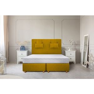 Saltea SuperOrtopedica KONFORTA+ 18 cm, 180x190x18 cm, Husa detasabila, lavabila, matlasata, hipoalergenica, Reversibila, Fermitate Medie imagine