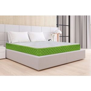 Saltea Aloe Vera Memory Pocket 7 zone, 100x200 cm, H 24 cm, Husa Aloe Vera, Super Ortopedica, Anatomica imagine