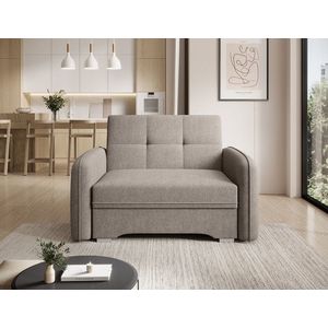 Canapea extensibila 1 loc, ELTAP, Laine, 102x109x84 cm, lemn/poliester, bej imagine