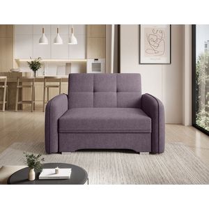 Canapea extensibila 1 loc, ELTAP, Laine, 102x109x84 cm, lemn/poliester, mov imagine