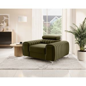 Fotoliu, ELTAP, AR-LAU-33NU, Laurence, 125x97x105 cm, lemn/poliester, verde imagine