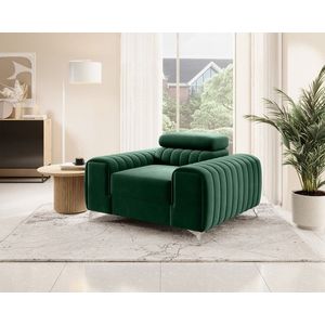 Fotoliu, ELTAP, AR-LAU-35LU, Laurence, 125x97x105 cm, lemn/poliester, verde inchis imagine
