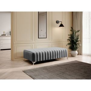Bancheta, ELTAP, PU-LAU-04NU, Laurence, 132x64x36 cm, poliester, gri imagine