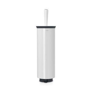 Perie de toaleta cu suport, Brabantia, Profile White, 12.5x11.5x43 cm, otel, alb imagine