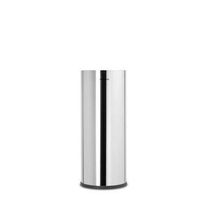 Suport role rezerva hartie igienica, Brabantia, Balance Brilliant, 13.2x13.2x32.1 cm, otel, argintiu imagine