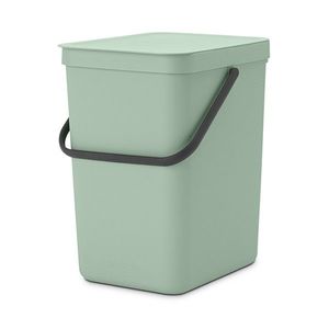 Cos de gunoi, Brabantia, Sort&Go, 25 L, 34.5x26.8x40.1 cm, polipropilena, verde jad imagine