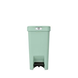 Cos de gunoi cu pedala, Brabantia, StepUp, 10 L, 26.5x20.3x38.1 cm, polipropilena, verde jad imagine