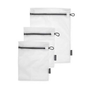 Set 3 saci de spalat rufe, Brabantia, Laundry Bags, 33x25 cm/45x33 cm, textil, alb imagine