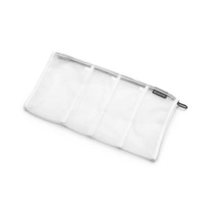 Husa pentru spalat sosete, Brabantia, Wash bag, 42x22 cm, textil, alb/gri imagine