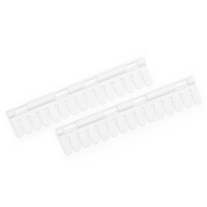 Suport pentru uscat sosete 2 piese, Brabantia, White, 22x4.5x1.4 cm, polipropilena, alb imagine