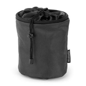 Cos pentru clesti de rufe, Brabantia, Premium, 18x17.5x28 cm, textil, negru imagine