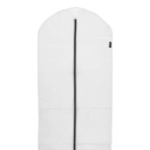 Set 2 huse pentru haine, Brabantia, Clothes Cover, 60x135 cm, nailon, transparent/gri imagine