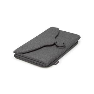 Suport pliabil pentru calcat cu aburi, Brabantia, Linn, 40.4x93 cm, textil, negru piper imagine
