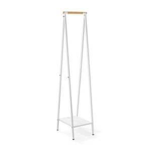 Suport pentru haine, Brabantia, Linn, 47.6x34x170 cm, otel, alb imagine