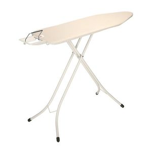 Masa de calcat, Brabantia B, Ecru, 124x38 cm, 7 pozitii de reglare, otel/bumbac imagine