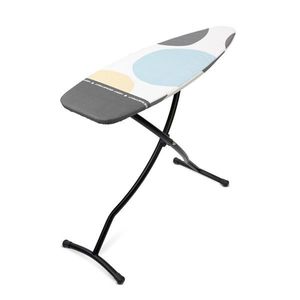 Masa de calcat cu zona termorezistenta, Brabantia D, PerfectFlow Spring Bubbles, 135x45 cm, otel/bumbac imagine