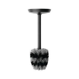 Rezerva perie de toaleta, Brabantia, Profile Black, 10.7x10.7x29 cm, polipropilena, negru imagine