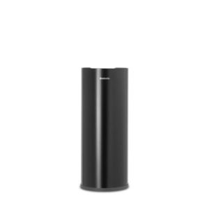 Suport role rezerva hartie igienica, Brabantia, Balance, 13.2x13.2x32.1 cm, otel, negru mat imagine