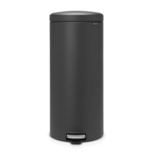 Cos de gunoi cu pedala, Brabantia, NewIcon Mineral Infinite Grey, 30 L, 38x29.3x67.9 cm, otel, gri imagine
