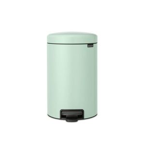 Cos de gunoi cu pedala, Brabantia, NewIcon Jade Green, 12 L, 33.8x25.1x41.1 cm, otel, verde jad imagine