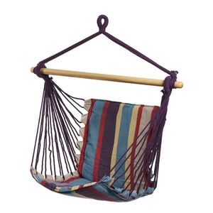 Hamac tip scaun Rainbow Stripes, Heinner, 100x55 cm, multicolor imagine