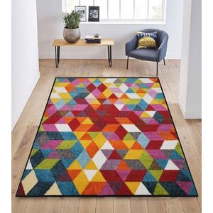 Covor, Geo 6875, 200x290 cm, Polipropilena, Multicolor imagine