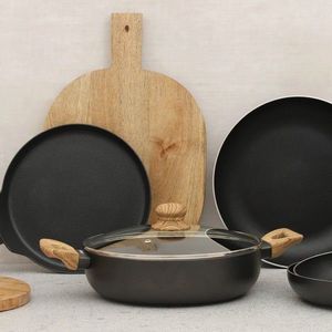 Tigaie Albero, Homla, 3 L, aluminiu/plastic, negru imagine