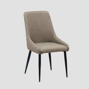 Scaun Sabor, Homla, 52x52x93.5 cm, metal/MDF/poliester, maro imagine