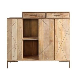 Bufet inferior Jaidev, Bizzotto, 145x40x132 cm, otel/lemn de mango imagine