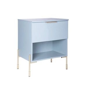 Dulap baie / masca chiuveta Navado, Homla, 60x45x57 cm, PAL/MDF, albastru imagine