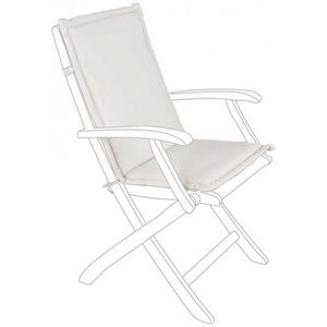 Perna pentru scaun de gradina Poly180, Bizzotto, 45 x 94 cm, poliester impermeabil, natural imagine